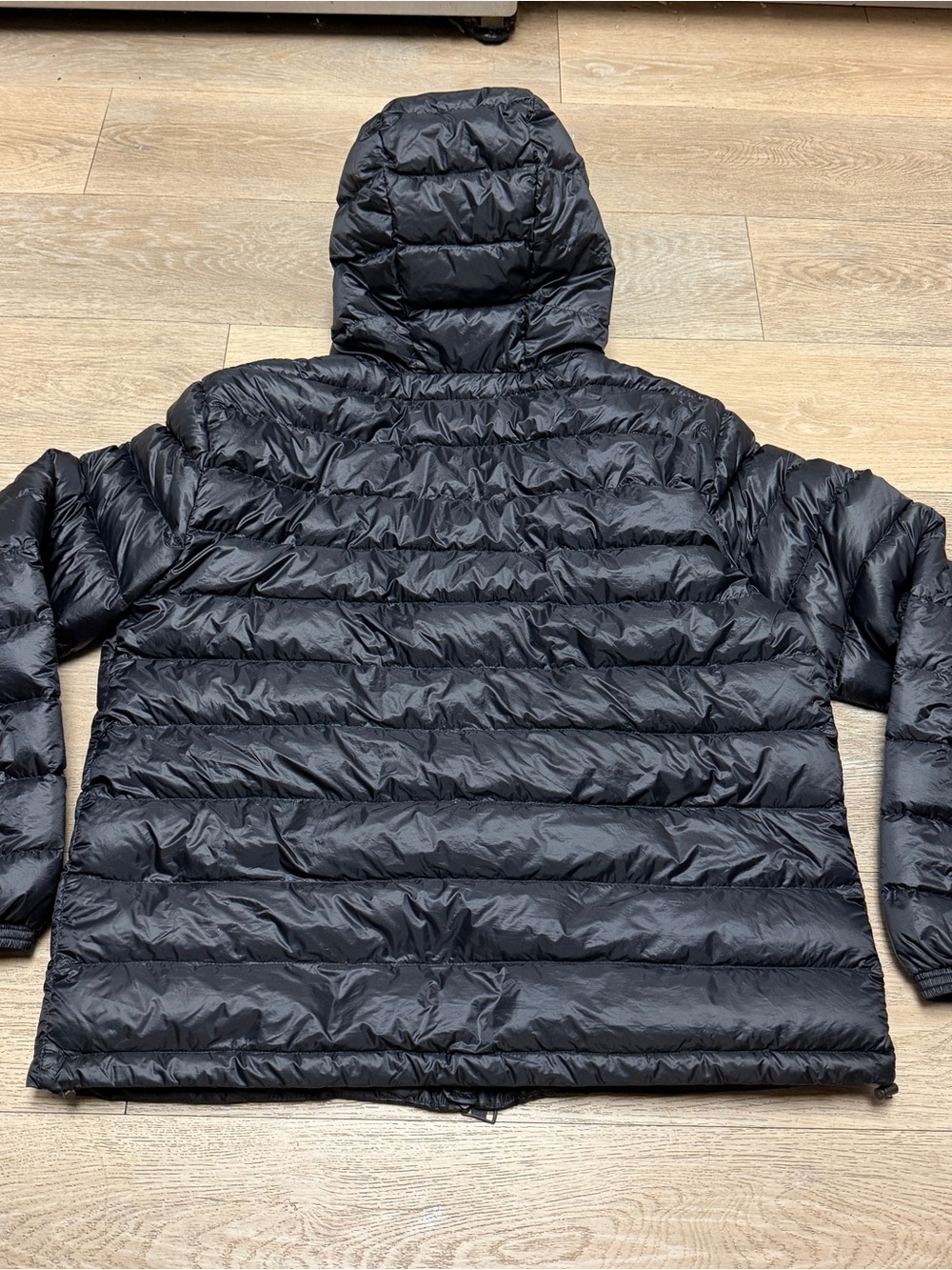 Moncler Men's Rook Giubbotto Black Hooded Padded Jacket Size 5 XL Down puffer - Picture 8 of 16